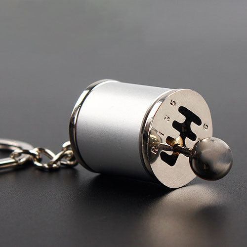 Metal Gear Shift Keychain