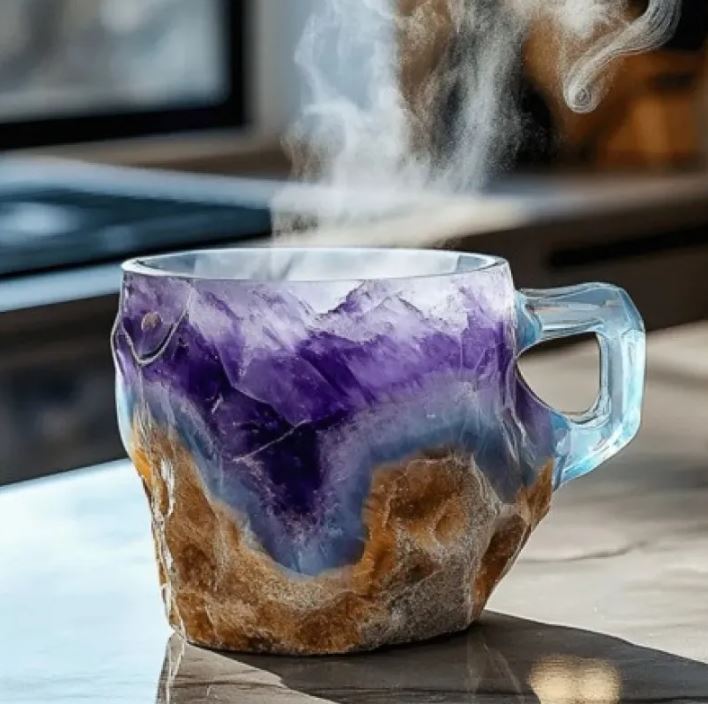 400ml Resin Mineral Coffee Mugs