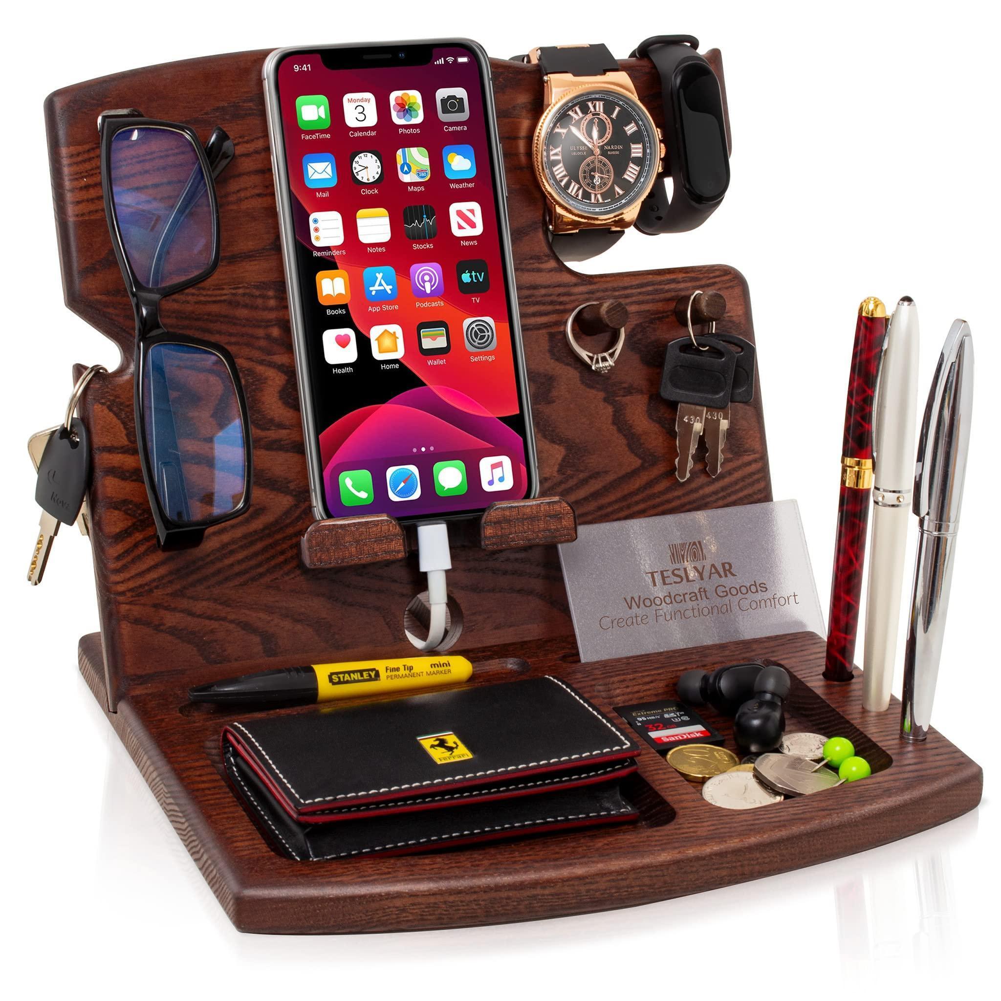 Wood Phone Docking