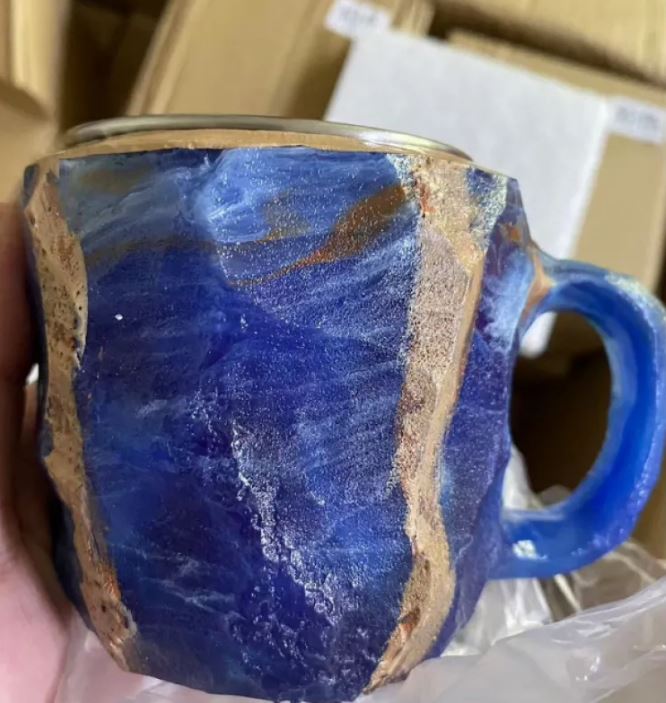 400ml Resin Mineral Coffee Mugs