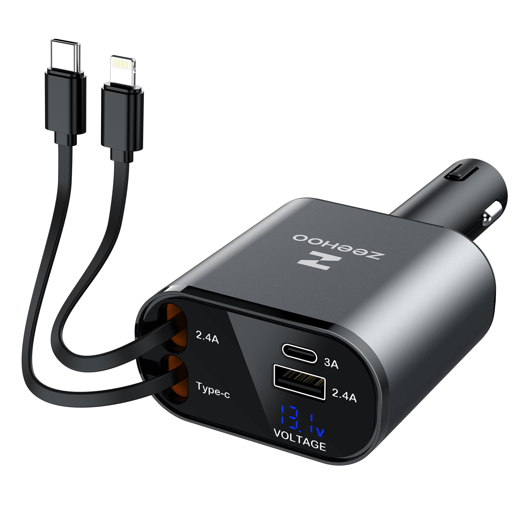 ZEEHOO Retractable Car Charger