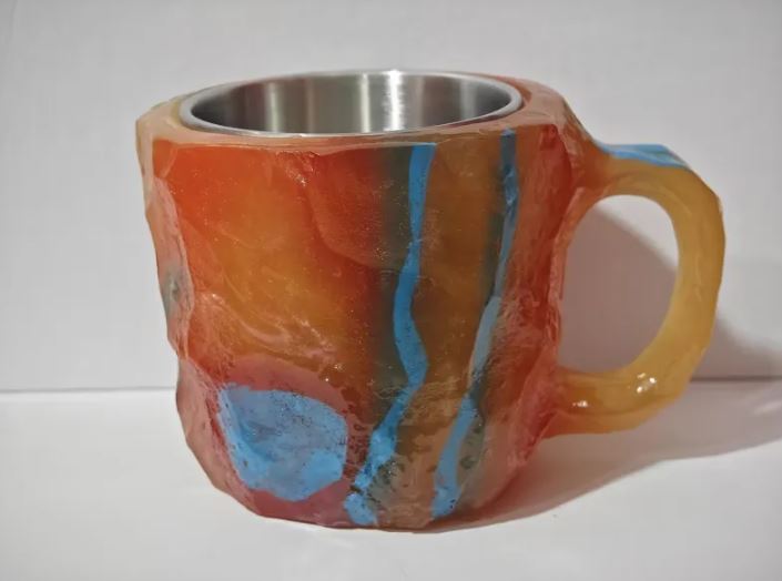 400ml Resin Mineral Coffee Mugs