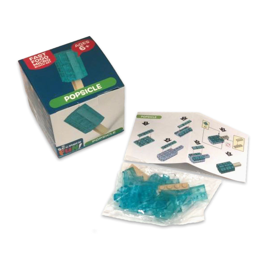 So Much Fun! Micro Block Fast Food Set Boxed - 12/Display