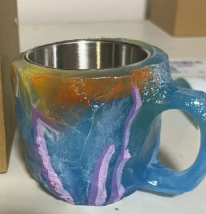 400ml Resin Mineral Coffee Mugs